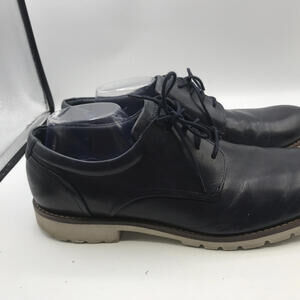 Rockport Colben CH3953 Navy Blue Leather Lightweight White Sole - Mens US 13